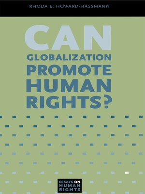 cover image of Can Globalization Promote Human Rights?